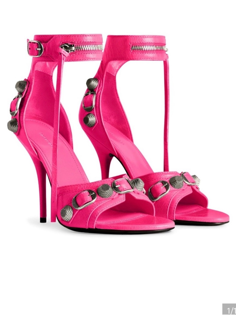 Cagole leather sandals 110mm